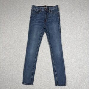 J Crew Mercantile Womens Size 28 Skinny Jeans Blue Wash Denim